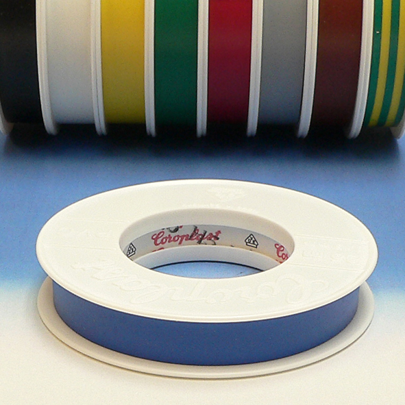 PVC-Isolatieband blauw 15mm, 25 meter Coroplast