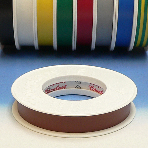 PVC-Isolatieband bruin 15mm, 25 meter Coroplast afbeelding 2