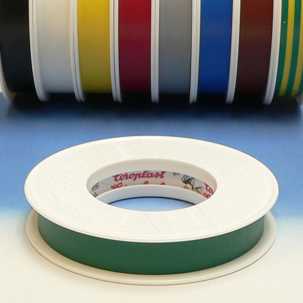 Coroplast 302 isolatietape 15mm groen 25m afbeelding 2