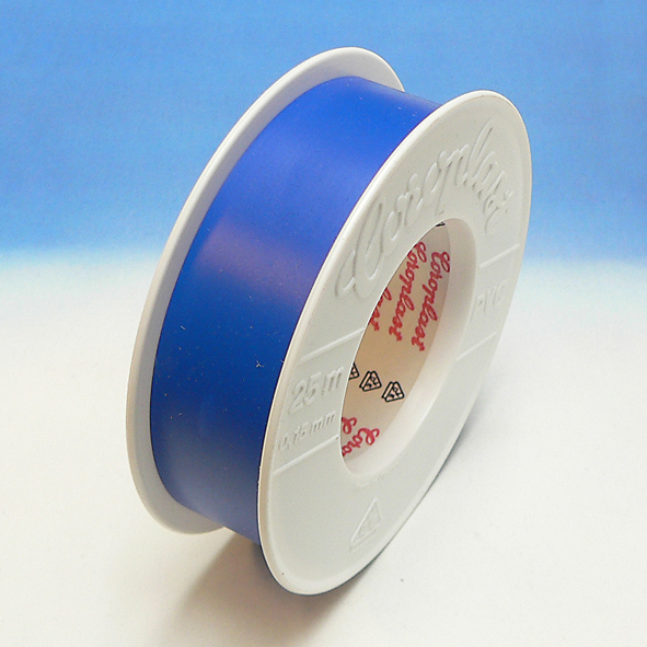 Coroplast 302 isolatietape 25mm blauw 25m afbeelding 2