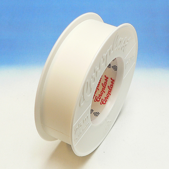 Isolatieband 25 meter 25 mm breed wit Coroplast