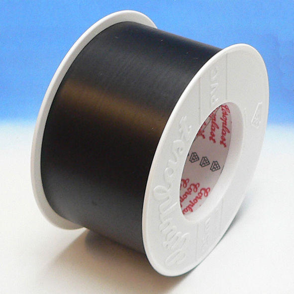 Isolatieband 25 meter 50 mm breed Zwart Coroplast