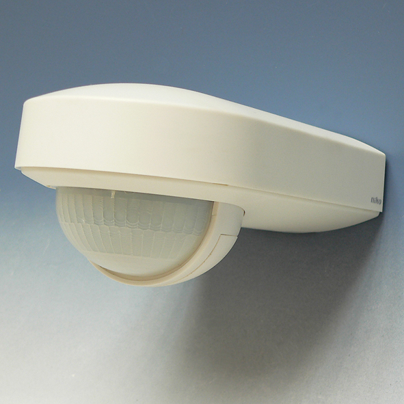 PIR 180°/14m 10A (IP54) wand, wit 350-20050