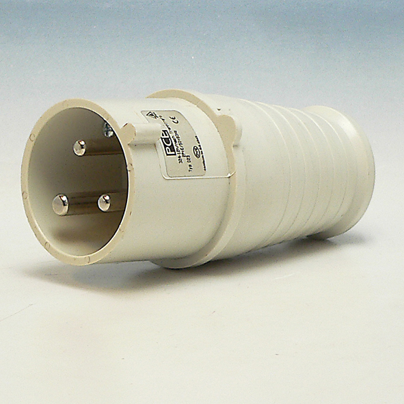 PCE 023-12V stekker 32A 3P GRIJS afbeelding 2