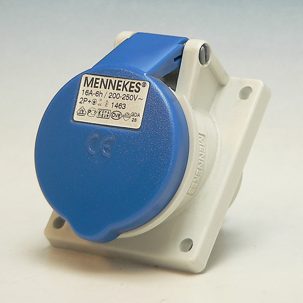 MENNEKES CEE 1463 WCD 16A3 3P INB 230V G4 afbeelding 2