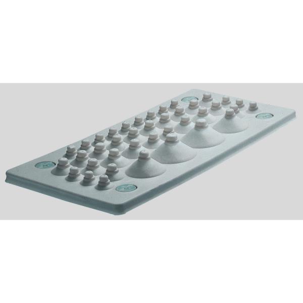 Hager Flensplaat voor kabelunit 46 gaten FZ402 afbeelding 2