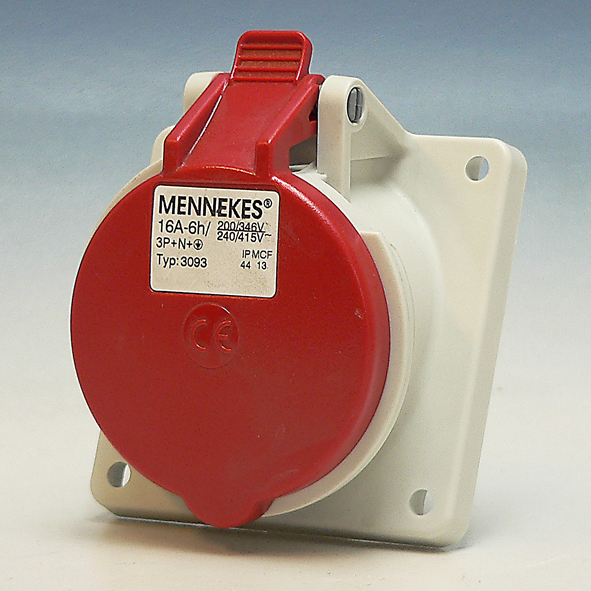 MENNEKES CEE 3093 WCD 16A 5P INB 400V G4 afbeelding 2