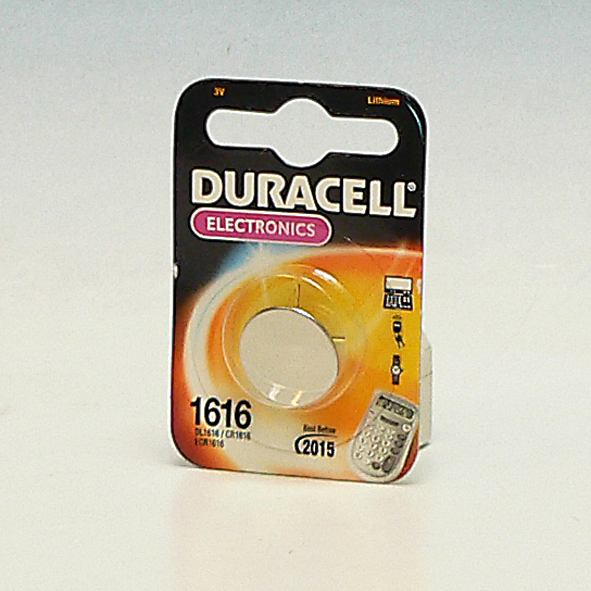 DURACELL DL 1616 KNOOPCEL IEC CR 1616 3V 1=1ST