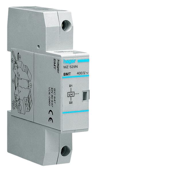 Hager Onderspanningsafschakelspoel 400VAC Motorbev.sch. MZ529N afbeelding 2