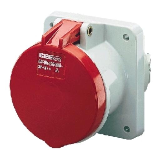 MENNEKES CEE 1252 WCD 63A 5P INB 400V RECHT G4 afbeelding 2