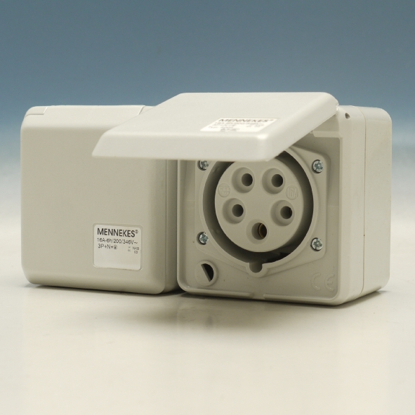 MENNEKES CEE 4204 OPB KNTDS 2VHOR 5P 16A CEPEXG4 afbeelding 2