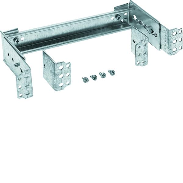 Hager DIN-rail met verdiepbeugels 250mm UZ01B3 afbeelding 2