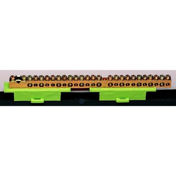 Hager Aansluitklem Aarde 25mm² + 11x16mm² + 13x10mm² KM25E afbeelding 2