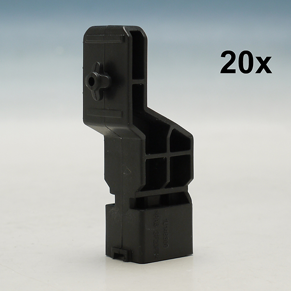 Hager Adapter draadgeleideklem Univers N VPE=20 UZ01V1 afbeelding 2