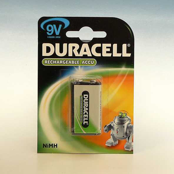 DURACELL HR 9V BATT OPL BLOK 9V 150MA 1=1ST