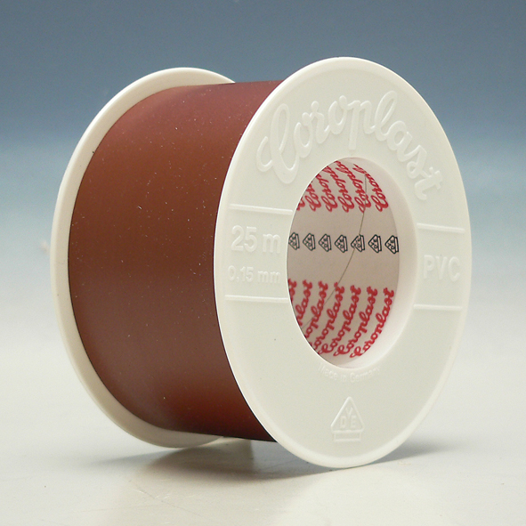 Coroplast 302 isolatietape 50mm bruin 25m afbeelding 2