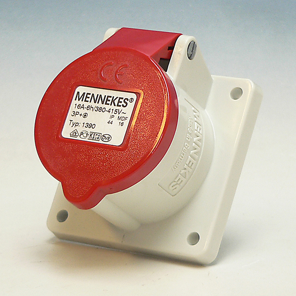 MENNEKES CEE 1390 WCD 16A 4P INB 400V RTA G4 afbeelding 2