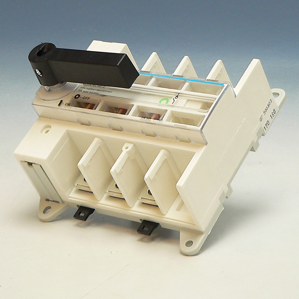 Hager Lastscheider 3-polig 160A modulair, compact HA307 afbeelding 2