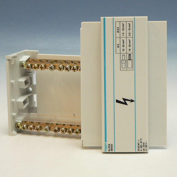 Hager Verdeelklem 2-polig&nbsp;2x35mm² 90A KJ01A afbeelding 2