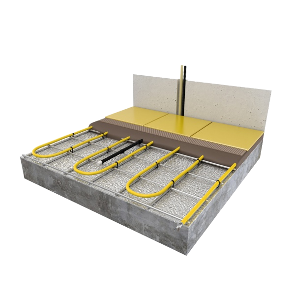 Vloerverwarmingskabel 73,5m 1250W 7,4m² set