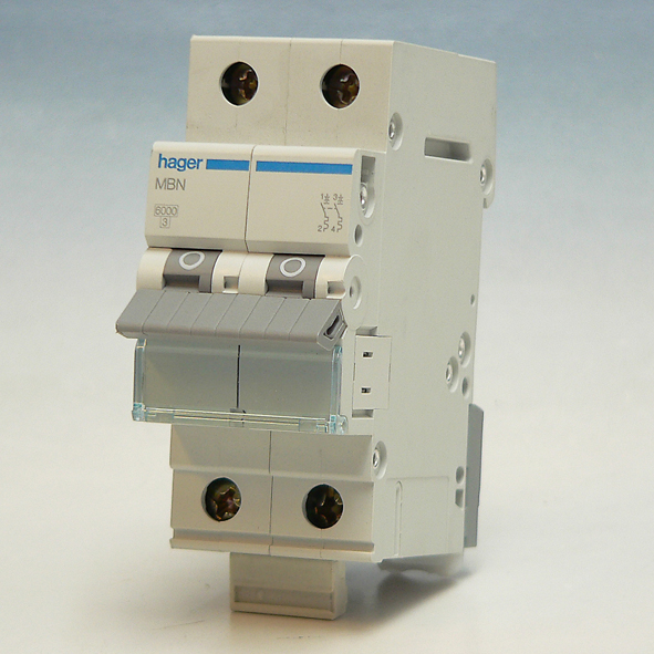 Hager Installatieautomaat 2-P B25A 6kA MBN225E afbeelding 2