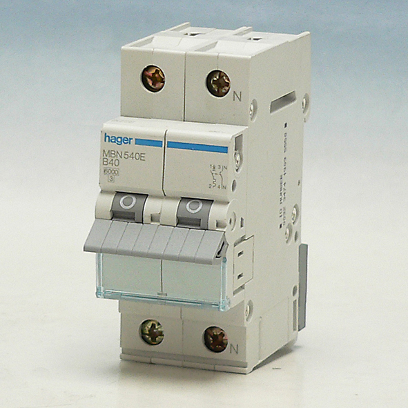 Hager Installatieautomaat 1-P+N B40A 6kA MBN540E afbeelding 2