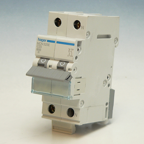 Hager Installatieautomaat 1-P+N C3A 6kA MCN503 afbeelding 2
