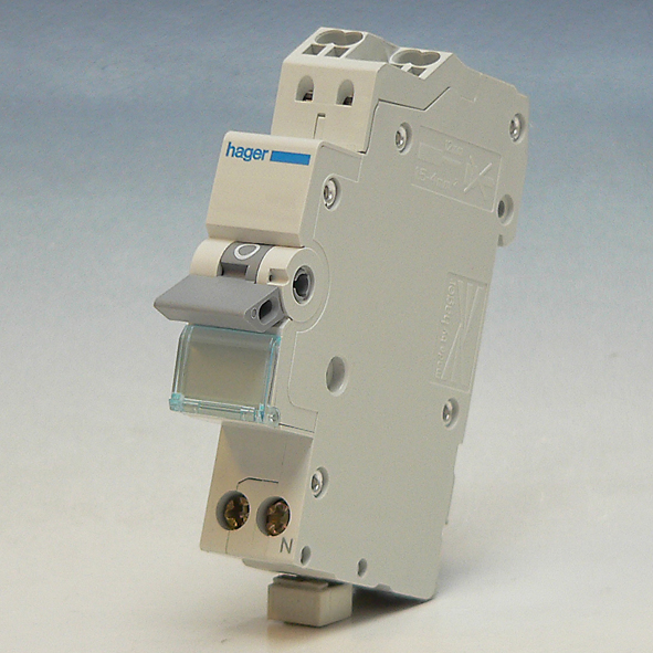 Hager Installatieautomaat 1-P+N C2A 4,5kA 1module MJS502 afbeelding 2