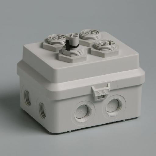 ATTEMA 5470 KABELDOOS AK2B 1X3PM+3X3P IP65 afbeelding 2