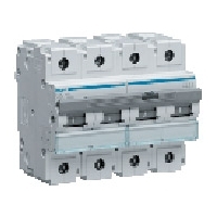 Hager Installatieautomaat 4-P D100A 15kA HMD490 afbeelding 2