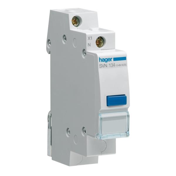Hager Signaallamp LED 1 x blauw 230VAC SVN124 afbeelding 2