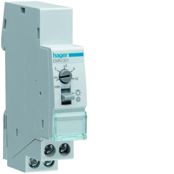 Hager Trappenhuisautomaat Multif.30sec-10min 230V/16A EMN005 afbeelding 2