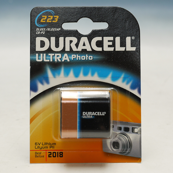 DURACELL DL223A BATTERIJ 6V LITH 36X35MM 1=1ST afbeelding 2
