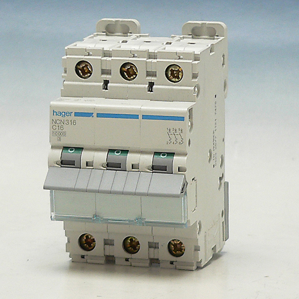 Hager Installatieautomaat 3-P C16A 10kA NCN316 afbeelding 2