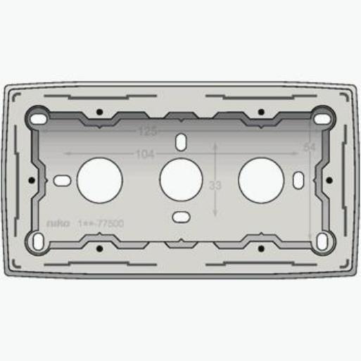 Opbouwdoos Original 2v 102-77500 afbeelding 2