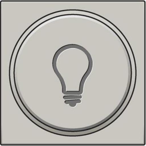 Cpl drukkn./ind.ring "Lamp" symb 157-64008 afbeelding 2
