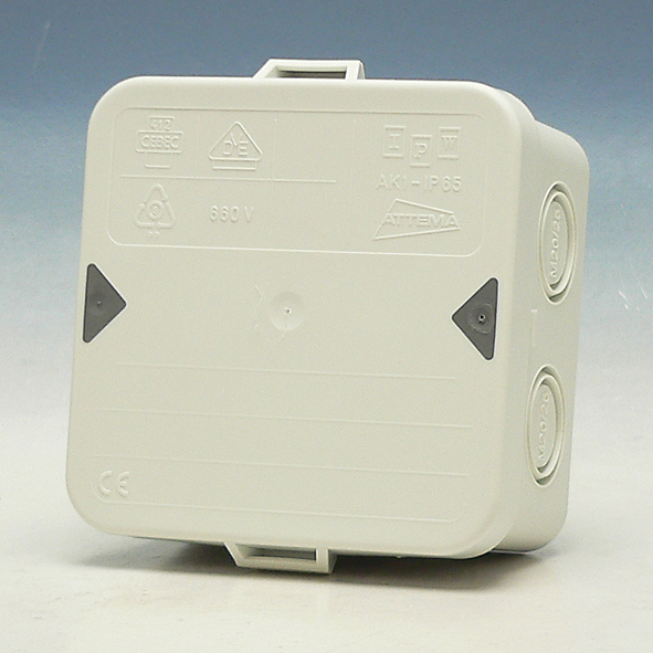 ATTEMA 2514 KABELDOOS AK1+WIEL RST GN IP65 afbeelding 2