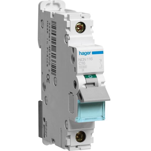 Hager Installatieautomaat 1-P C20A 10kA NCN120 afbeelding 2