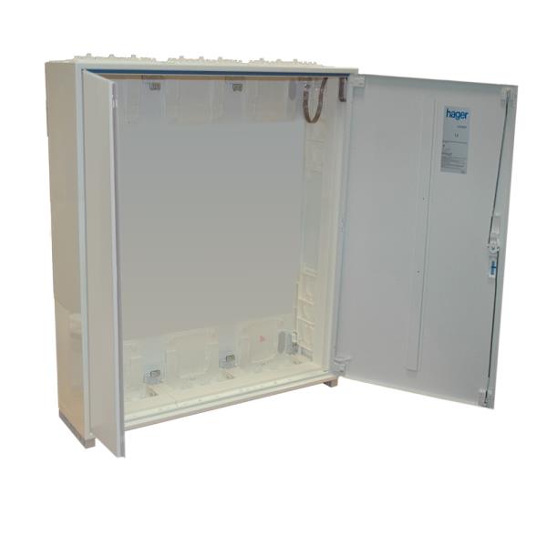 Hager Verdeler 800x950x205mm geaard IP44 wit FP63QT afbeelding 2