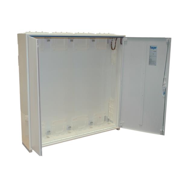 Hager Verdeler 1050x1100x205mm geaard IP44 wit FP74QT afbeelding 2