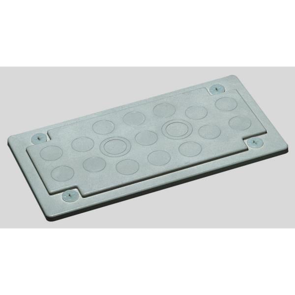 Hager Flensplaat voor kabelunit IP54 13xM20+2xM25 FZ406M afbeelding 2