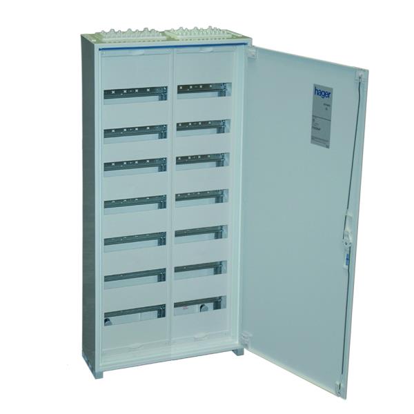 Hager Verdeler 550x1100x161mm 168 modulen IP44 wit FWQ72P afbeelding 2