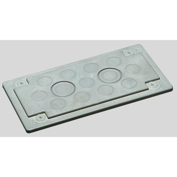 Hager Flensplaat voor kabelunit IP54 6xM25+2xM32 FZ407M afbeelding 2