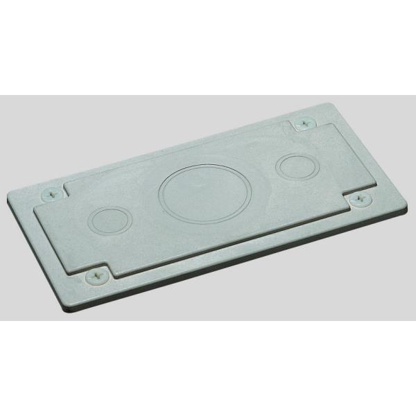 Hager Flensplaat voor kabelunit IP54 2xM25/32+M50/63/75 FZ408M afbeelding 2