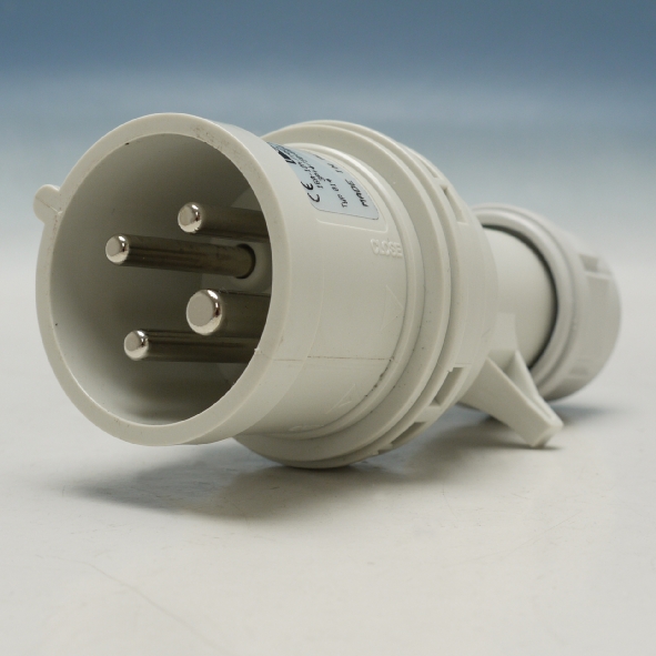PCE 014-12V stekker 16A 4P GRIJS afbeelding 2