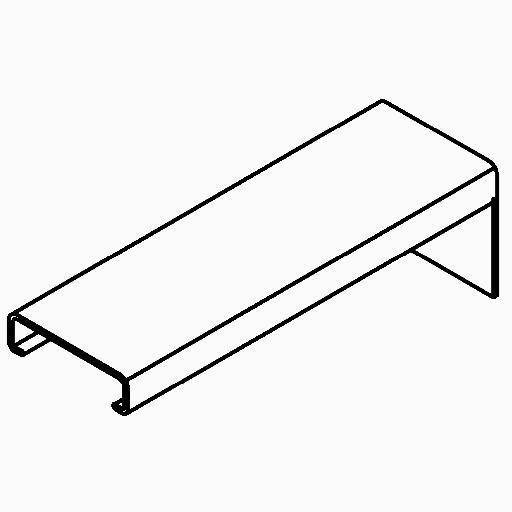 KLEINHUIS E2030.3 EINDSTUK 20X30 WIT R9010 afbeelding 2