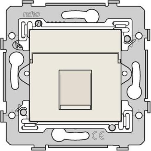 Sokkel+cpl 1xRJ45 STP CAT5e 100-75255 afbeelding 2