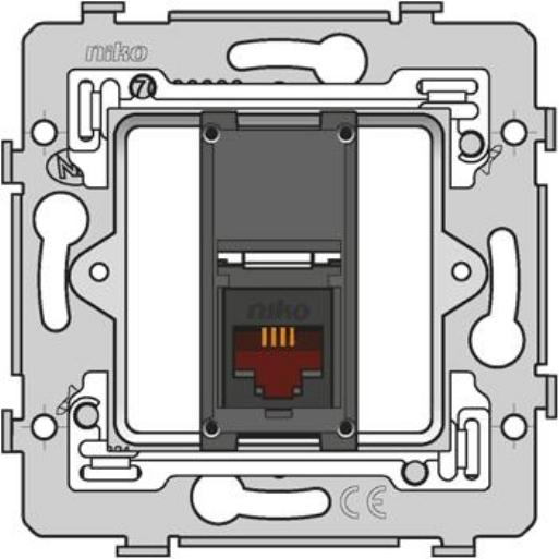 Sokkel 1xRJ11 UTP 170-75213 afbeelding 2