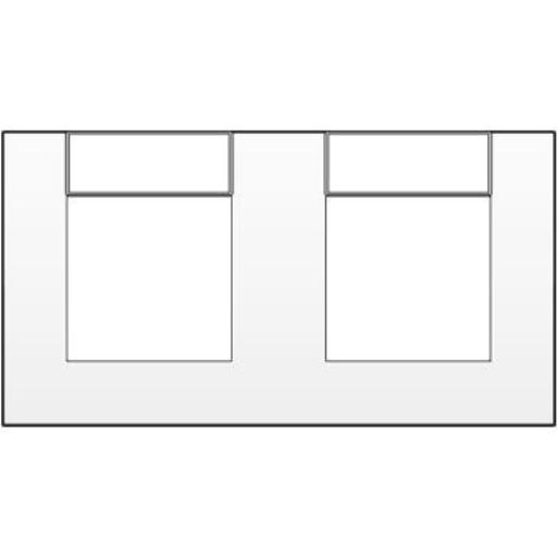 AFDEKPL 2V WT (101-76801) afbeelding 2