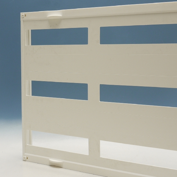 Hager Afdekplaat met sleuf 450x750mm DIN-rail 150mm US33A2 afbeelding 2